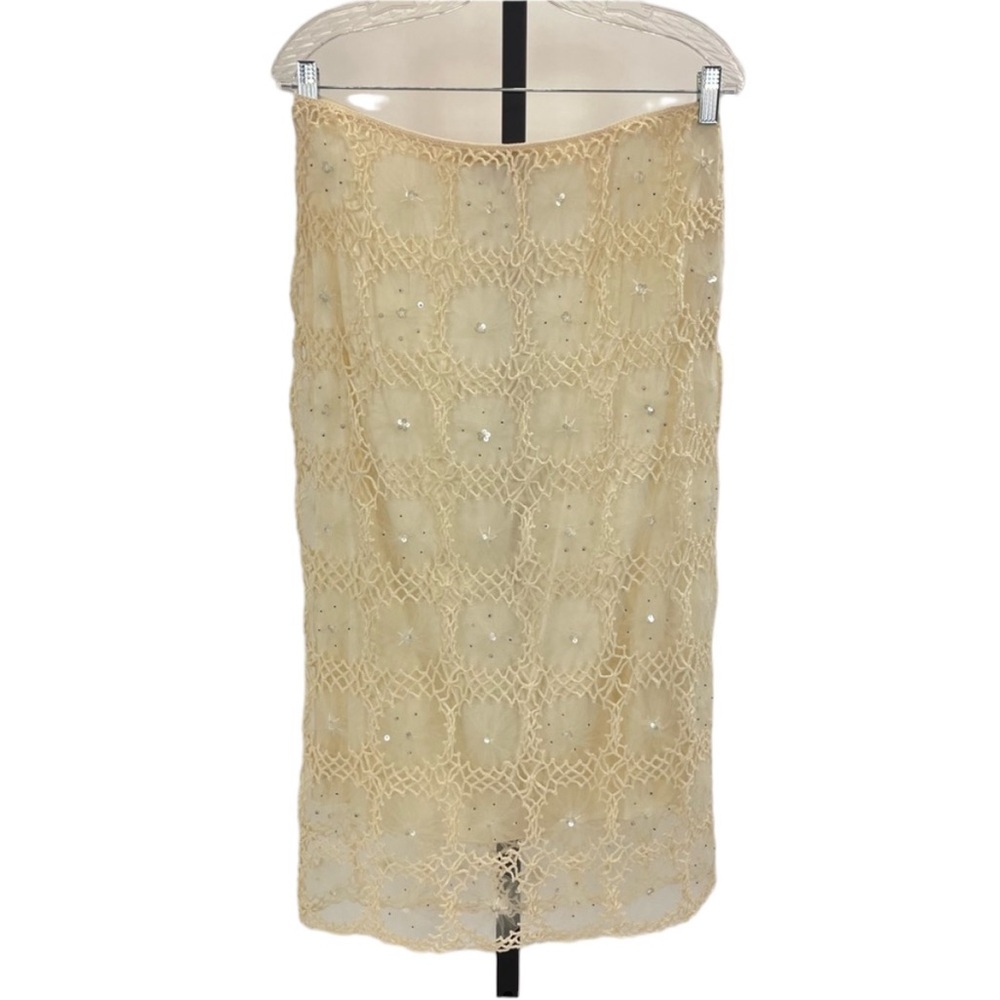 ❣️🎉HP❣️🎉 St. John Couture Skirt 10 Ivory/Cream